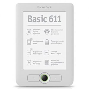 ibooki: электронная книга Pocketbook Basic 611 (Покетбук 611 бейсик ).