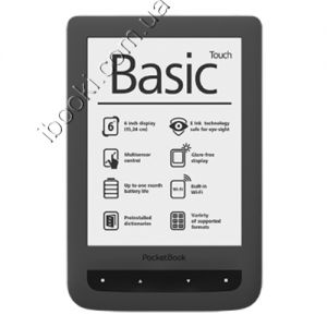 ibooki: электронная книга Pocketbook Basic Touch 624 (Покетбук Бейсик Тач 624)